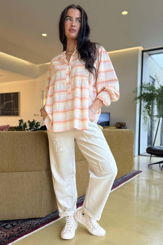 Anine Soft Touch Patch Jogger Washed Stone 